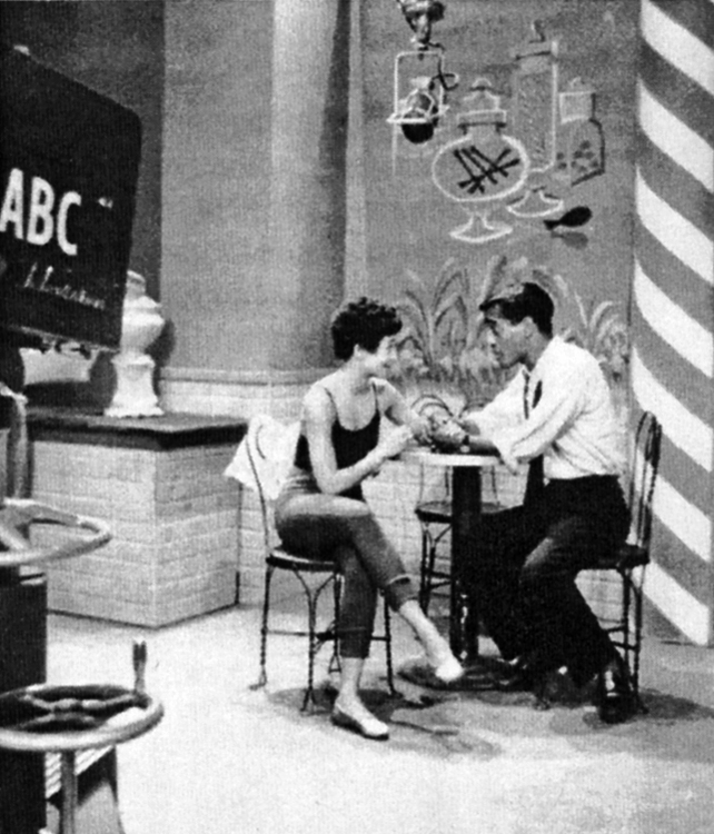 Three's Company - ABC TV pilot 1954. Photo by Arthur Silber, Jr. - SammysBook.com.