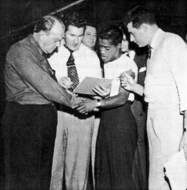 Three's Company - ABC TV pilot 1954. Photo by Arthur Silber, Jr. - SammysBook.com.