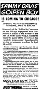 Golden Boy Chicago Clipping